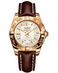 Breitling Galactic 36 Automatic  Automatic Unisex Watch, 18K Rose Gold, Silver Dial, H3733012.G714.417X