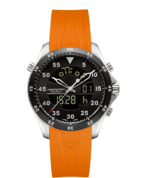 Hamilton Aviation  Chronograph Quartz Men's Watch, Stainless Steel, Black Dial, H64554431