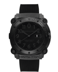 Hamilton Navy  Automatic Men's Watch, PVD Black Steel, Black Dial, H78585333