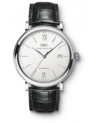 IWC Portofino  Automatic Men's Watch, Stainless Steel, White Dial, IW356501
