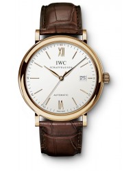 IWC Portofino  Automatic Men's Watch, 18K Rose Gold, Off White Dial, IW356504