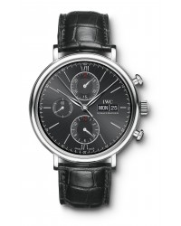 IWC Portofino  Chronograph Automatic Men's Watch, Stainless Steel, Grey Dial, IW391008