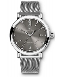 IWC Portofino  Automatic Unisex Watch, Stainless Steel, Grey Dial, IW458110