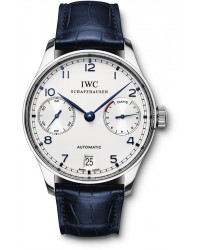 IWC Portuguese  Automatic Men's Watch, Stainless Steel, White Dial, IW500107