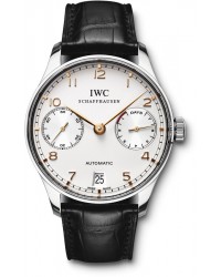 IWC Portuguese  Automatic Men's Watch, Stainless Steel, Silver Dial, IW500114