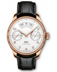 IWC Portuguese  Automatic Men's Watch, 18K Rose Gold, Silver Dial, IW503504