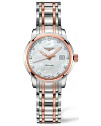 Longines Saint-Limer  Automatic Women's Watch, Stainless Steel, Mother Of Pearl & Diamonds Dial, L2.563.5.88.7