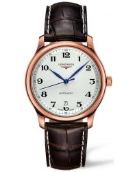 Longines Master  Automatic Men's Watch, 18K Rose Gold, White Dial, L2.628.8.78.3