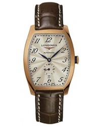 Longines Evidenza  Automatic Men's Watch, 18K Rose Gold, Silver Dial, L2.642.8.73.4