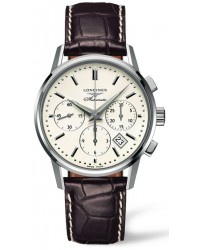 Longines Heritage  Chronograph Automatic Men's Watch, Stainless Steel, White Dial, L2.749.4.72.2