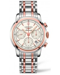 Longines Saint-Limer  Chronograph Automatic Men's Watch, Stainless Steel, Silver Dial, L2.752.5.72.7