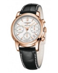 Longines Saint Imier  Automatic Men's Watch, 18K Rose Gold, Silver Dial, L2.752.8.72.3