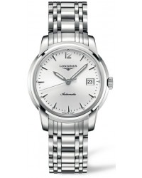 Longines Saint-Limer  Automatic Men's Watch, Stainless Steel, Silver Dial, L2.763.4.72.6