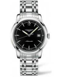 Longines Saint-Limer  Automatic Men's Watch, Stainless Steel, Black Dial, L2.766.4.59.6