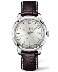Longines Saint-Limer  Automatic Men's Watch, Stainless Steel, Silver Dial, L2.766.4.79.0