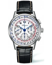 Longines Heritage  Chronograph Automatic Men's Watch, Stainless Steel, White Dial, L2.781.4.13.2