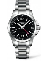 Longines Conquest  Automatic Men's Watch, Stainless Steel, Black Dial, L3.687.4.56.6