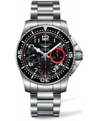 Longines HydroConquest  Chronograph Automatic Men's Watch, Stainless Steel, Black Dial, L3.696.4.53.6