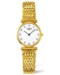 Longines La Grande Classique  Quartz Women's Watch, Stainless Steel, Mother Of Pearl & Diamonds Dial, L4.209.2.87.8