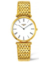 Longines La Grande Classique  Quartz Men's Watch, Gold Tone, White Dial, L4.709.2.11.8