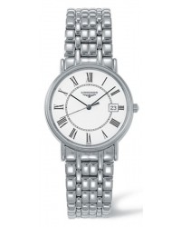 Longines La Grande Classique  Quartz Men's Watch, Steel & 18K Rose Gold, White Dial, L4.720.4.11.6