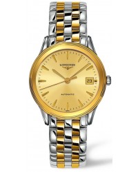 Longines Flagship  Automatic Men's Watch, Stainless Steel, Gold Dial, L4.774.3.32.7