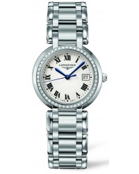 Longines PrimaLuna  Quartz Women's Watch, Stainless Steel, Cream Dial, L8.112.0.71.6