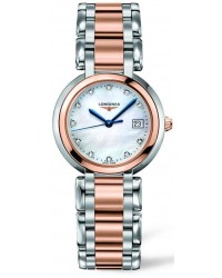 Longines PrimaLuna  Quartz Women's Watch, Stainless Steel, Mother Of Pearl & Diamonds Dial, L8.112.5.87.6