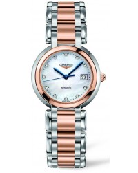 Longines PrimaLuna  Automatic Women's Watch, Stainless Steel, Mother Of Pearl & Diamonds Dial, L8.113.5.87.6