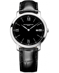 Baume & Mercier Classima  Quartz Men's Watch, Stainless Steel, Black Dial, MOA10098