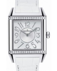 Jaeger Lecoultre Reverso Lady  Quartz Women's Watch, Stainless Steel, Silver Dial, Q7038420