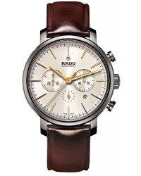 Rado Diamaster  Chronograph Automatic Men's Watch, Ceramic, Silver Dial, R14076106