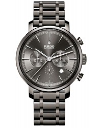 Rado Diamaster  Chronograph Automatic Men's Watch, Ceramic, Grey Dial, R14076112