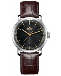 Rado Diamaster  Automatic Unisex Watch, Stainless Steel, Black Dial, R14077166