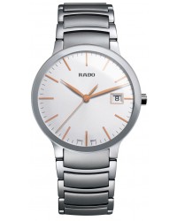 Rado Centrix  Quartz Unisex Watch, Stainless Steel, Silver Dial, R30927123