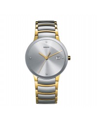 Rado Centrix  Quartz Women's Watch, Stainless Steel, Silver & Diamonds Dial, R30931713