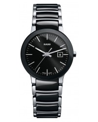 Rado Centrix  Quartz Women's Watch, Stainless Steel, Black Dial, R30935162