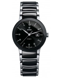 Rado Centrix  Automatic Women's Watch, PVD Black Steel, Silver Dial, R30942162