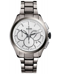 Rado Hyperchrome  Chronograph Automatic Men's Watch, Ceramic, Silver Dial, R32276102
