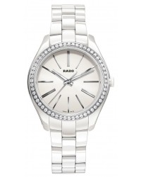 Rado Hyperchrome  Quartz Women's Watch, Ceramic, White Dial, R32311012