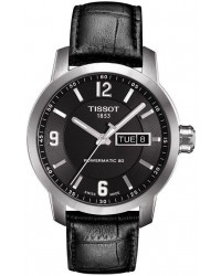Tissot PRC200  Automatic Men's Watch, Stainless Steel, Black Dial, T055.430.16.057.00
