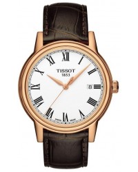 Tissot Carson  Quartz Men's Watch, Rose Gold Plated, White Dial, T085.410.36.013.00