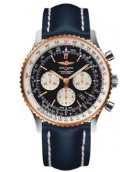 Breitling Navitimer 01  Automatic Men's Watch, Stainless Steel & Rose Gold, Black Dial, UB012721.BE18.101X