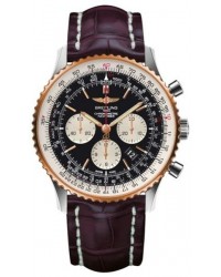 Breitling Navitimer 01  Automatic Men's Watch, Stainless Steel & Rose Gold, Black Dial, UB012721.BE18.750P
