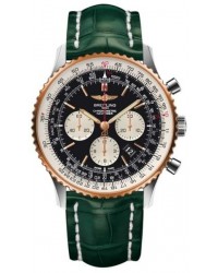Breitling Navitimer 01  Automatic Men's Watch, Stainless Steel & Rose Gold, Black Dial, UB012721.BE18.753P
