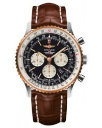 Breitling Navitimer 01  Automatic Men's Watch, Stainless Steel & Rose Gold, Black Dial, UB012721.BE18.755P