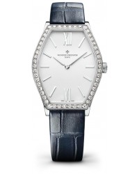 Vacheron Constantin Malte  Quartz Women's Watch, 18K White Gold, Silver Dial, 25530/000G-9741