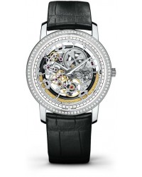 Vacheron Constantin Patrimony Traditionnelle  Automatic Men's Watch, 18K White Gold, Skeleton Dial, 43578/000G-9393