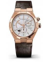 Vacheron Constantin Overseas  Automatic Men's Watch, 18K Rose Gold, Silver Dial, 47450/000R-9404
