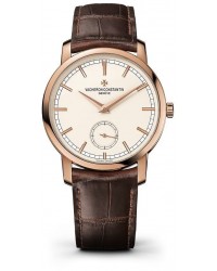 Vacheron Constantin Patrimony Traditionnelle  Manual Winding Men's Watch, 18K Rose Gold, Silver Dial, 82172/000R-9382